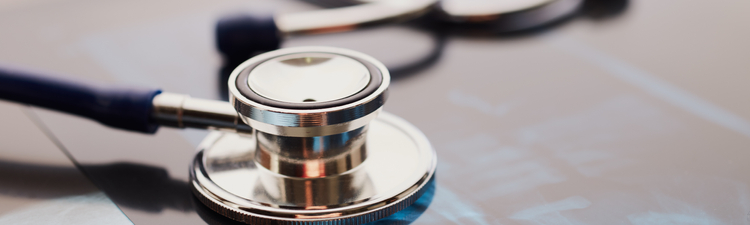 Stethoscope on the  X-Ray